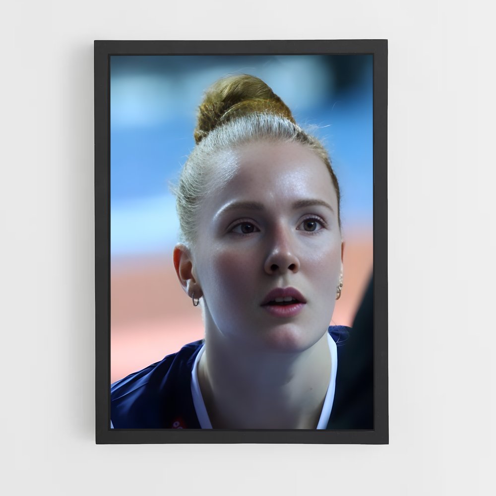 Poster L'Uniforme Azur – affiche Volleyball (vue 2)